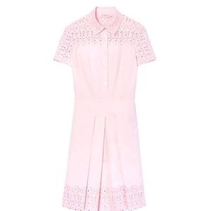 Tory Burch 'Emmy' Embroidered Eyelet Dress sz 8